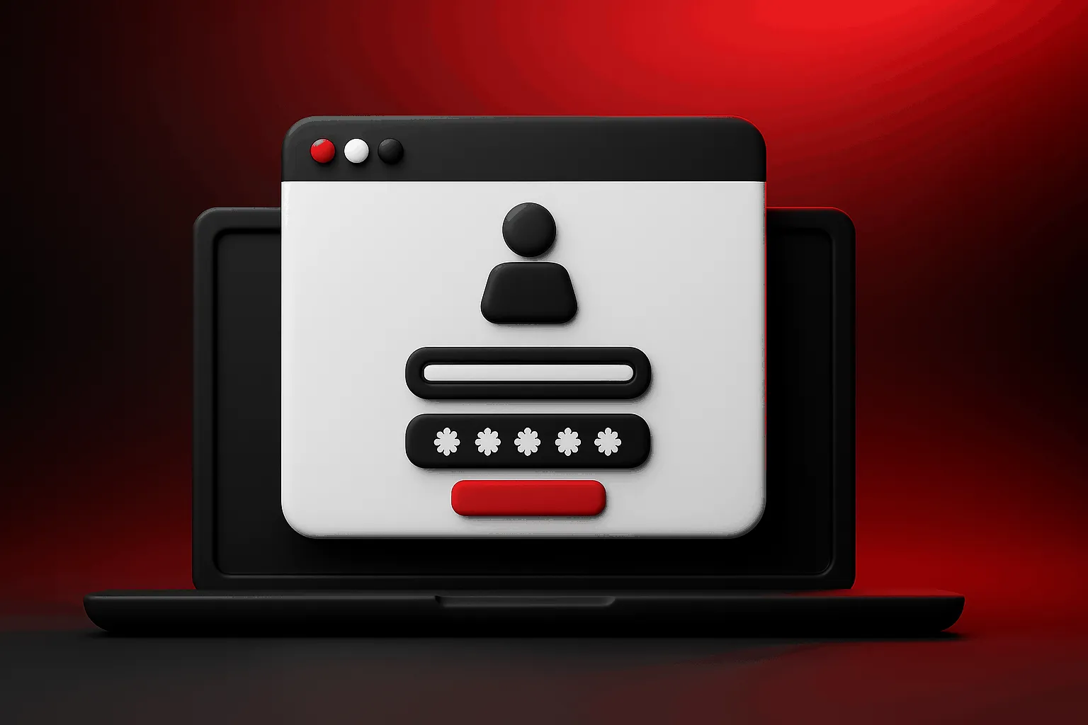 Registrierung im Online Casino Registrierung auf Laptopbildschirm