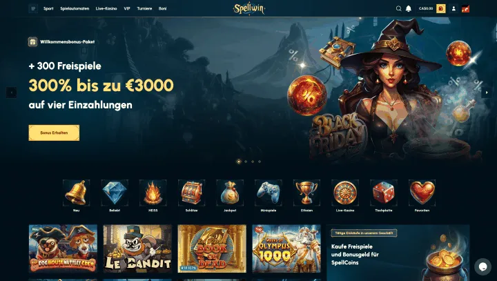 CrownPlay Online Casino Webseite SpellWin Casino Startseite
